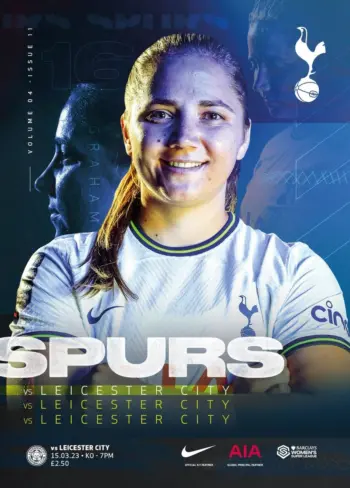 Spurs v Leicester City (15 Mar 2023) Programme