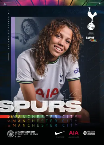 Spurs v Manchester City (22 Oct 2022) Programme