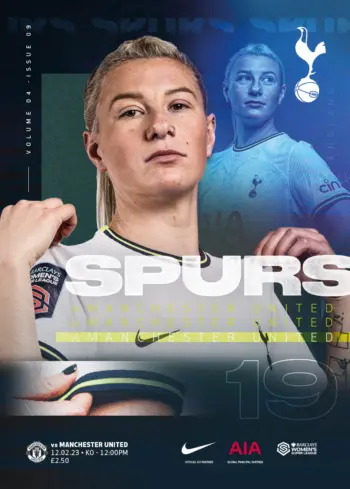 Spurs v Manchester United (12 Feb 2023) Programme