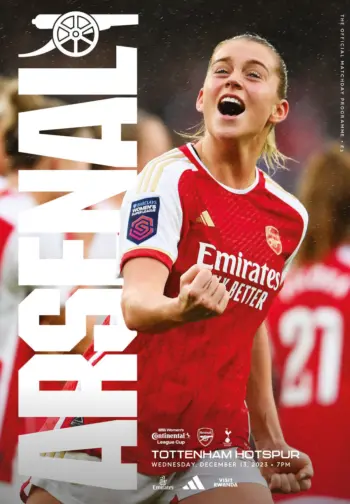 Spurs v Arsenal FC (13 Dec 2023) Programme