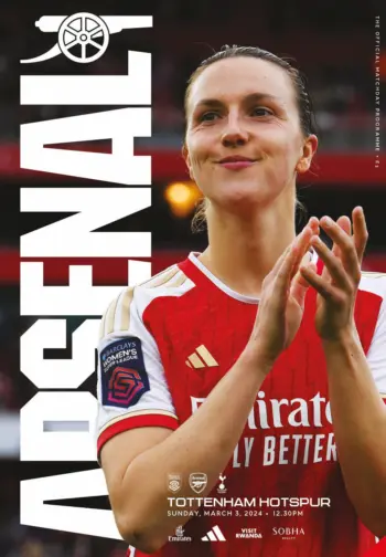 Spurs v Arsenal FC (03 Mar 2024) Programme