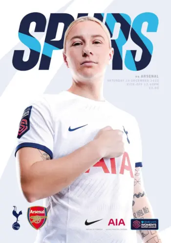 Spurs v Arsenal FC (16 Dec 2023) Programme