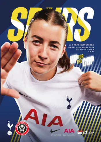 Spurs v Sheffield United (14 Jan 2024) Programme