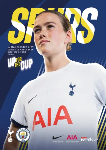 Spurs v Manchester City (10 Mar 2024) Programme