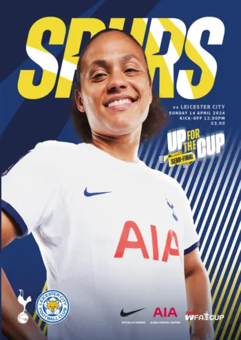 Spurs v Leicester City (14 Apr 2024) Programme