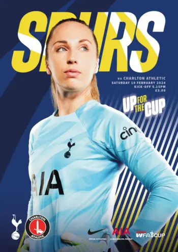 Spurs v Charlton Athletic (10 Feb 2024) Programme