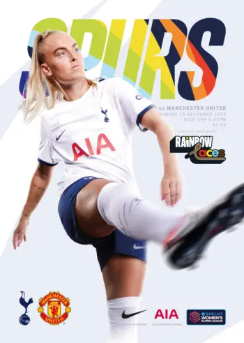 Spurs v Manchester United (10 Dec 2023) Programme