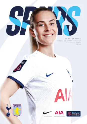 Spurs v Aston Villa (18 Feb 2024) Programme