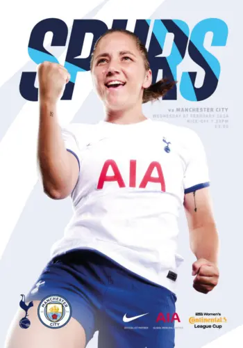 Spurs v Manchester City (07 Feb 2024) Programme