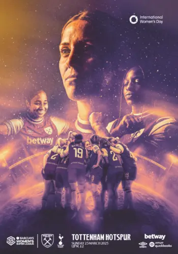 Spurs v West Ham United (23 Mar 2025) Programme