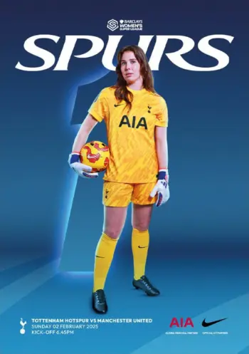Spurs v Manchester United (02 Feb 2025) Programme