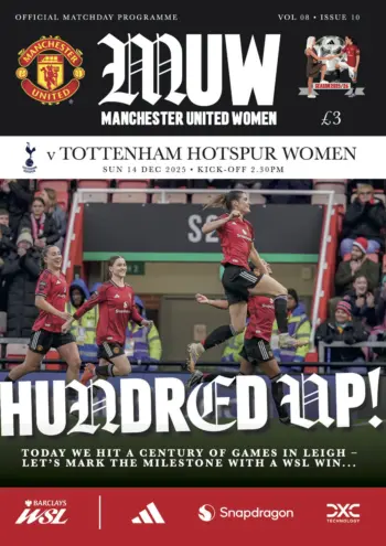 Spurs v Manchester United (14 Dec 2025) Programme