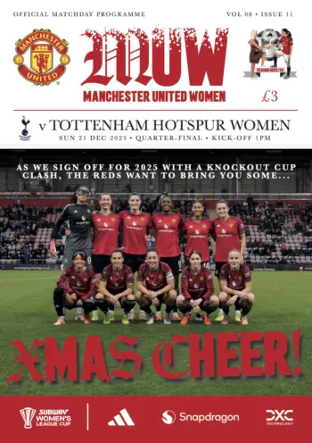 Spurs v Manchester United (21 Dec 2025) Programme