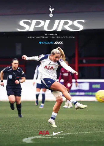 Spurs v Chelsea FC (08 Feb 2026) Programme