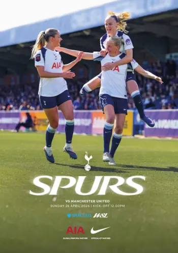 Spurs v Manchester United (26 Apr 2026) Programme