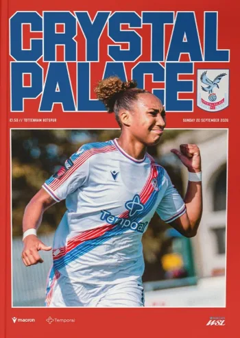 Spurs v Crystal Palace (20 Sep 2026) Programme